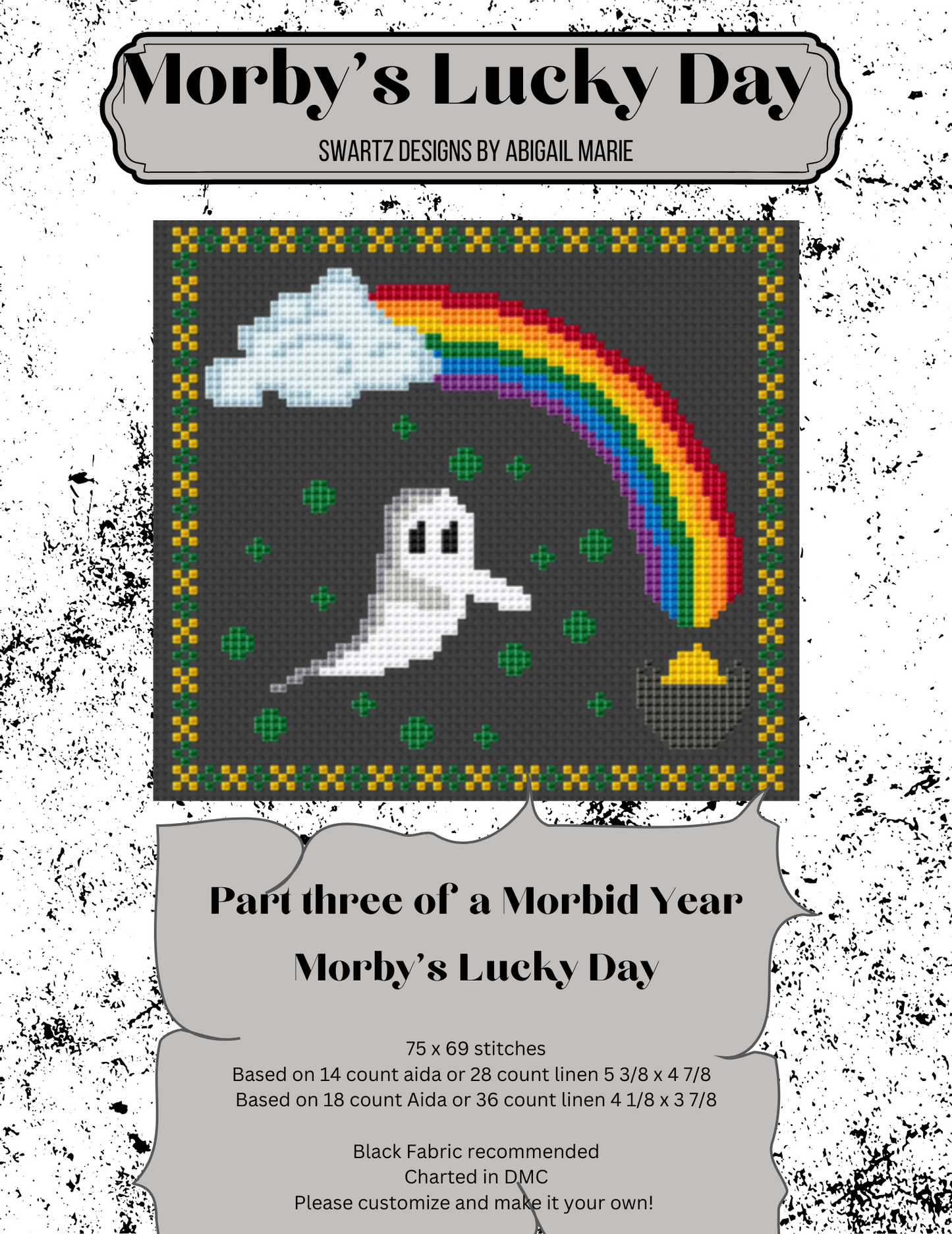 A Morbid Year Stitchers CLUB PDF  Cross Stitch Pattern