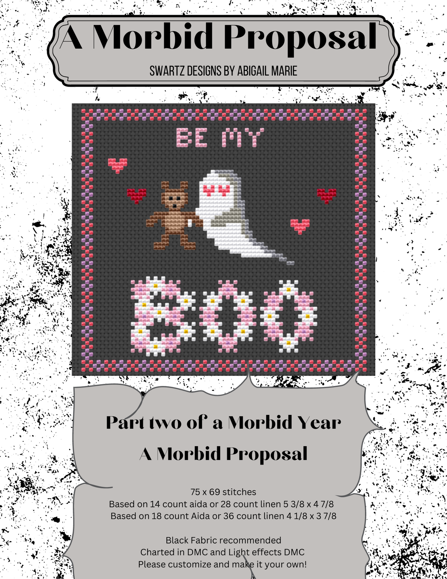 A Morbid Proposal | Part Two of A Morbid Year PDF  Cross Stitch Pattern