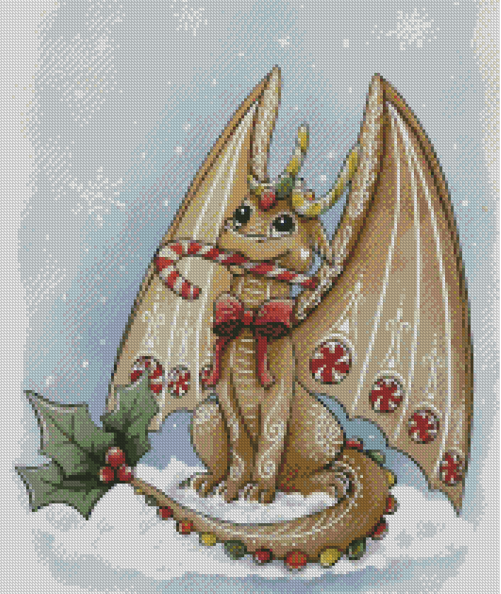 Gingerbread Dragon by Parenteillustration