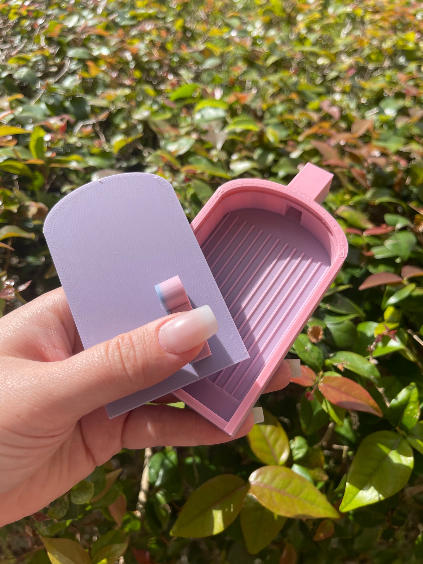 Diamond Painting Tray set (lid and stopper included) Cotton Candy | 3D Printed Trays