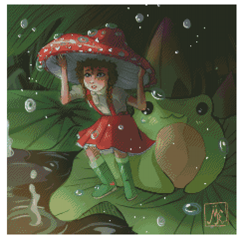 Mushroom Pixie and Froggy by danitheescapistscribbler