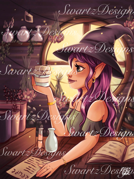 Witchy Recipe by JessicaLynnDraws