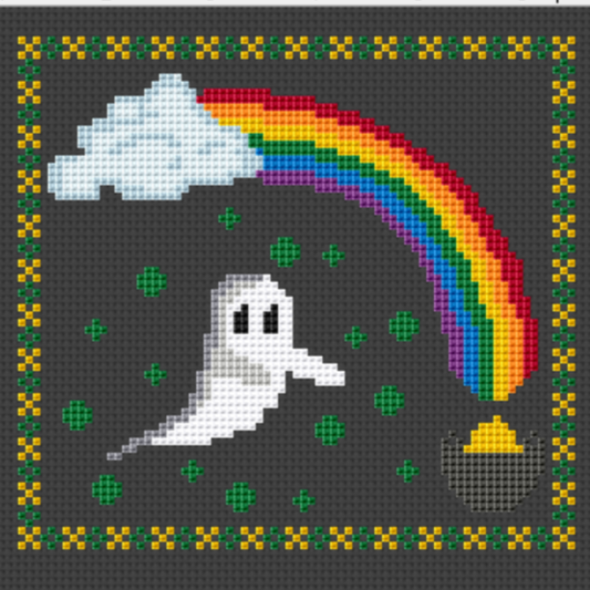 Morby's Lucky Day | Part Three of A Morbid Year PDF  Cross Stitch Pattern