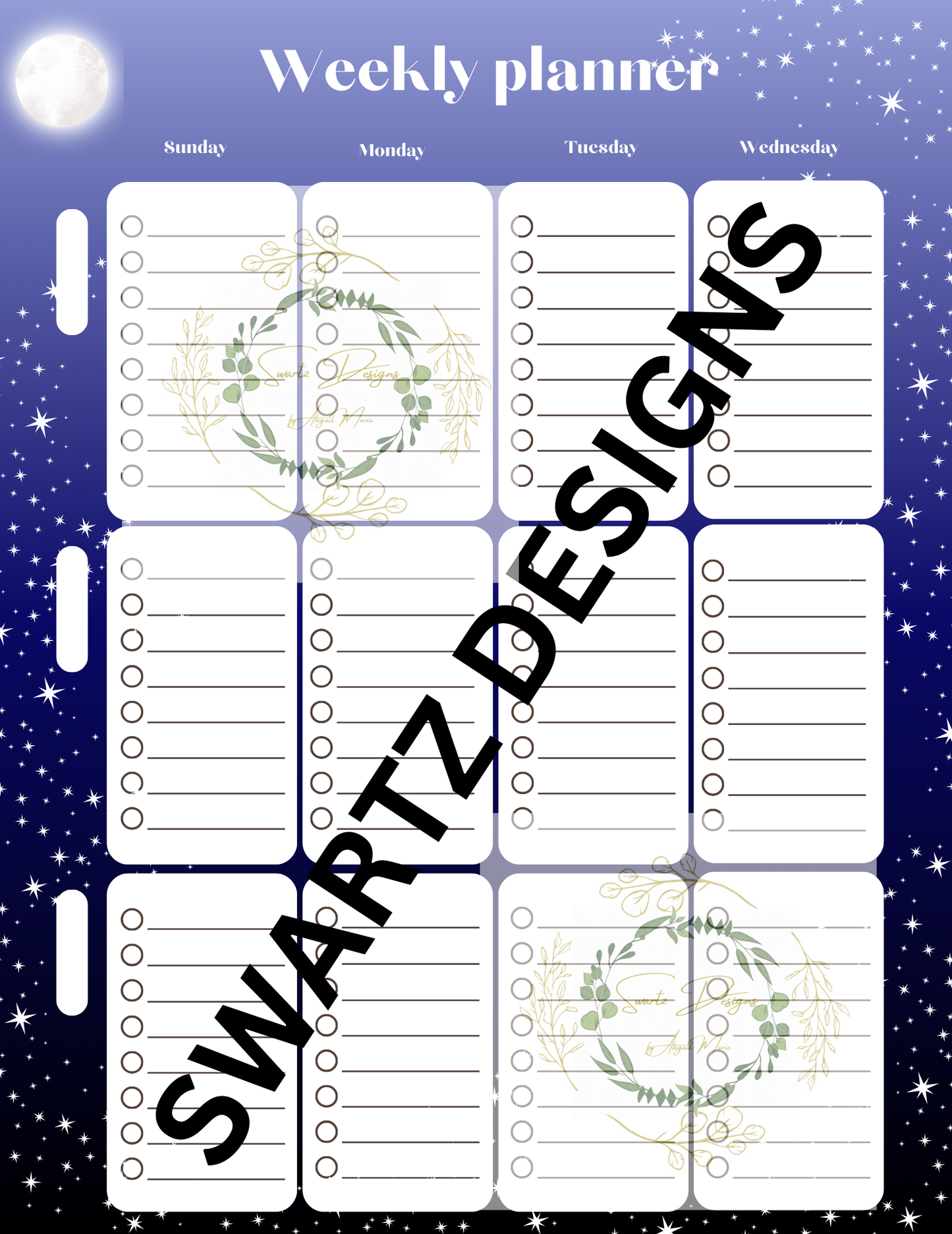 January Planner PDF download